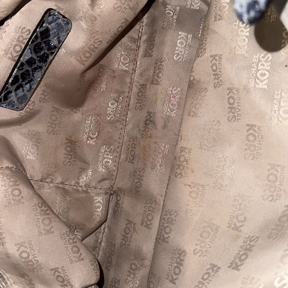 Snakeskin Michael Kors purse - Picture 5 of 5
